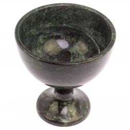 Конфетница из змеевика 17,5х18,5 см