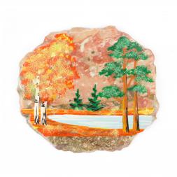 Магнит &amp;quot;Осень&amp;quot; креноид 85х100 мм 92 гр.