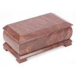 Шкатулка для денег &amp;quot;Купюра&amp;quot; с зеркалом лемезит 19х9,5х7,5 см