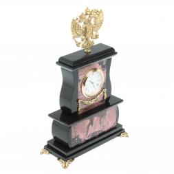 Часы &amp;quot;Герб&amp;quot; камень родонит