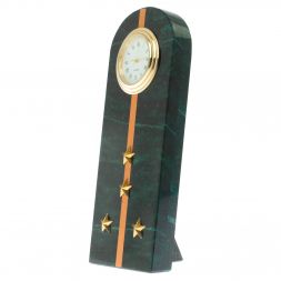 Часы "Погон капитан МЧС" камень змеевик