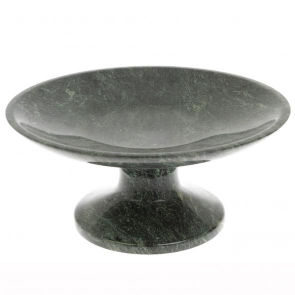 Фруктовница из шабровского змеевика 21,5х21,5х10 см 129919