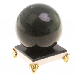 Шар из нефрита 10,5 см на подставке