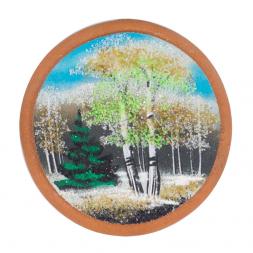 Магнит с рисунком на мдф "Весна"