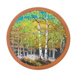 Магнит с рисунком на мдф "Весна"