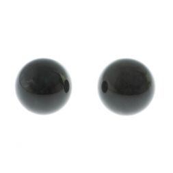 Шары для массажа из черного змеевика 4,5 см 2 шт