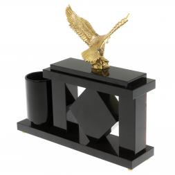Настольный мини- набор &amp;quot;Орел&amp;quot; из яшмы