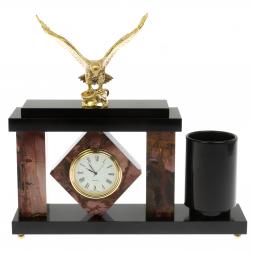 Настольный мини- набор &amp;quot;Орел&amp;quot; из яшмы