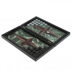 Каменные нарды &amp;quot;Звезда&amp;quot; лемезит, гранит