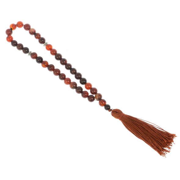 Четки из агата 35 бусин 128579