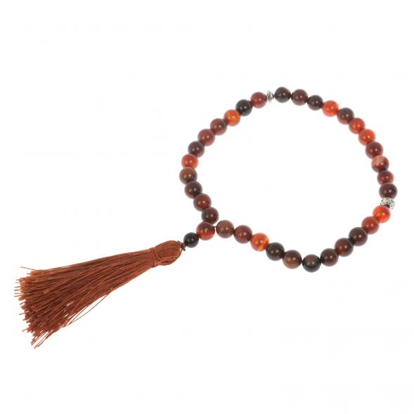 Четки из агата 35 бусин 128579