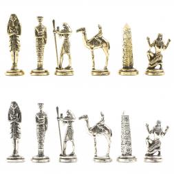 Шахматы &amp;quot;Древний Египет&amp;quot; доска 32х32 см мрамор лемезит