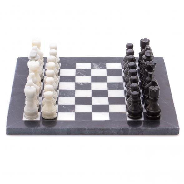 Шахматы из мрамора &amp;quot;Классические&amp;quot; доска 30х30 см 124913