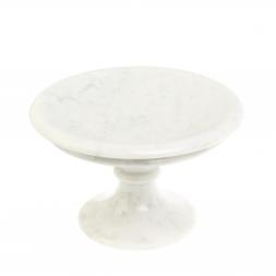 Ваза для фруктов из белого мрамора 24х24х15 см