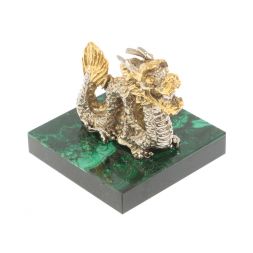 Статуэтка &amp;quot;Дракон&amp;quot; малахит