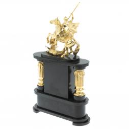 Часы &amp;quot;Георгий Победоносец&amp;quot; камень малахит