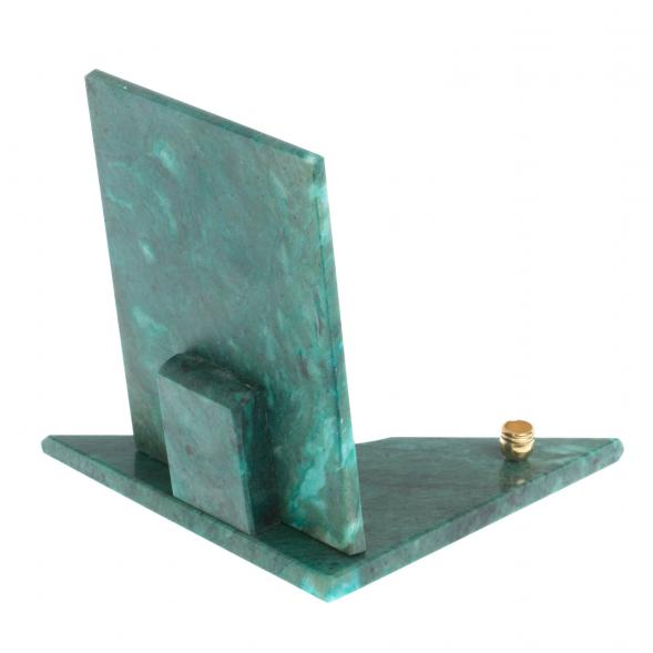 Икона с подсвечником Семистрельная средняя из змеевика 12х12х13 см 118946