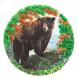 Магнит с рисунком &amp;quot;Медведь&amp;quot; змеевик 121575