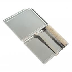 Портсигар на 10 сигарет с зажигалкой камень лазурит