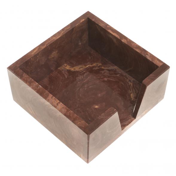 Лоток для бумаг &amp;quot;Кубарик&amp;quot; из лемезита 11х11х5 см 123516