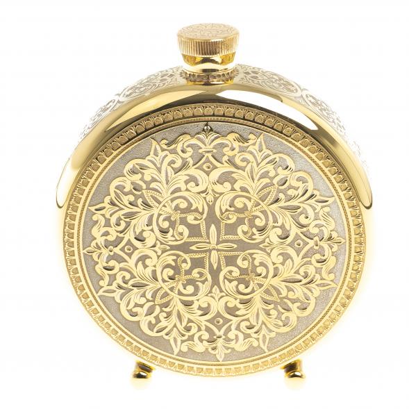 Подарочный набор &amp;quot;Лиса&amp;quot; фляжка и 3 стопки перевертыша Златоуст 123694