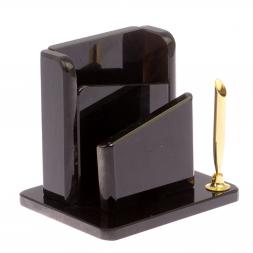 Мини-набор &amp;quot;Герб РФ&amp;quot; из черного обсидиана