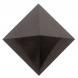 Пирамида из черного змеевика 7,5х7,5х6 см 126406