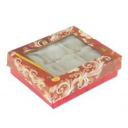 Стопки для водки 20 мл из белого оникса 3,9х4,5 см в коробке (1,5х2)