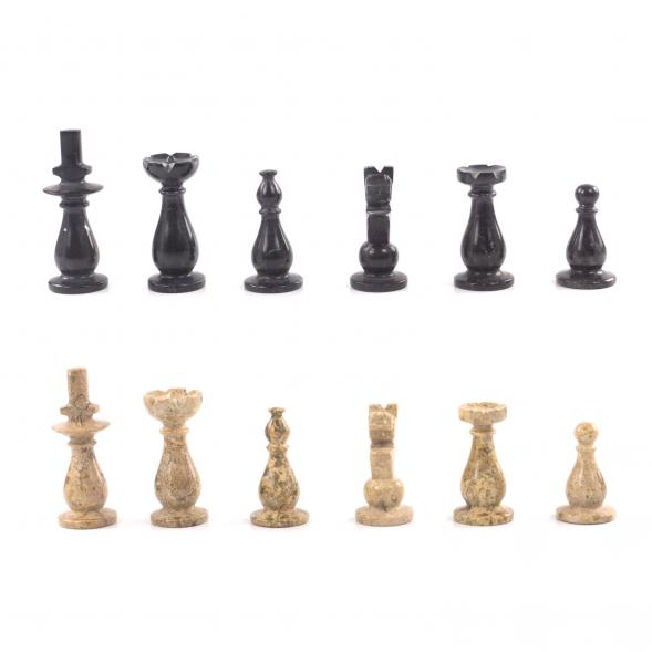 Настольные шахматы &amp;quot;Дебют&amp;quot; доска 30х30 см камень ракушечник мрамор 121660