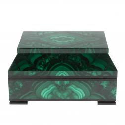 Ларец из малахита &amp;quot;Совершенство&amp;quot; 15х10х7,5 см