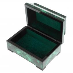 Ларец из малахита &amp;quot;Совершенство&amp;quot; 15х10х7,5 см