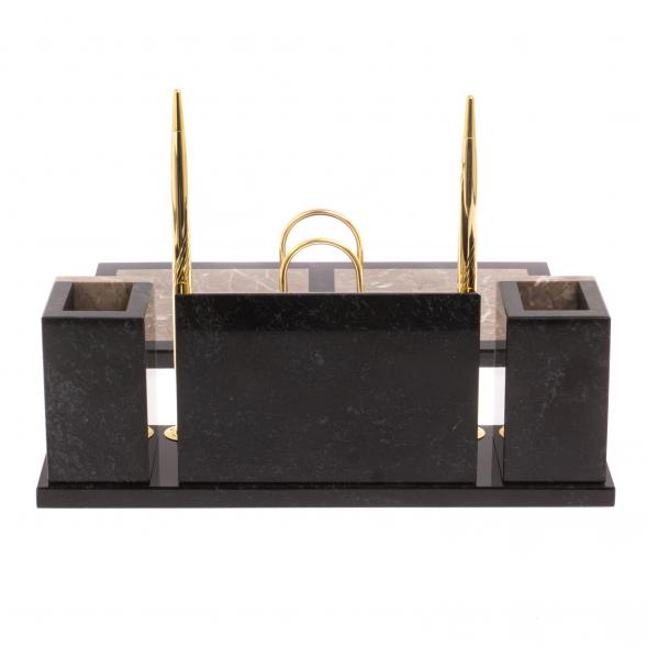 Письменный набор &amp;quot;Советник&amp;quot; из бежевого мрамора 126566