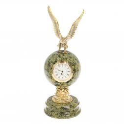 Настольные часы &amp;quot;Орел&amp;quot; бронза змеевик