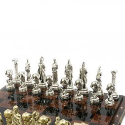 Шахматы &amp;quot;Атлас&amp;quot; доска 40х40 см из обсидиана