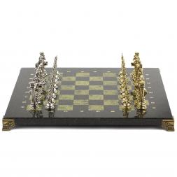 Шахматы &amp;quot;Посейдон&amp;quot; 32х32 см змеевик