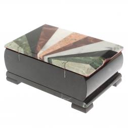 Шкатулка с мозаикой луч 18х12х8 см