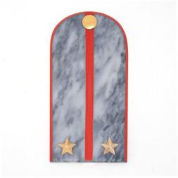 Сувенирный магнит &amp;quot;Погон Лейтенант МВД&amp;quot; камень мрамор