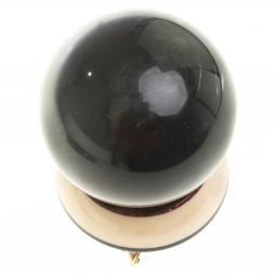 Сувенир "Шар Антистресс" черный змеевик 9,5 см