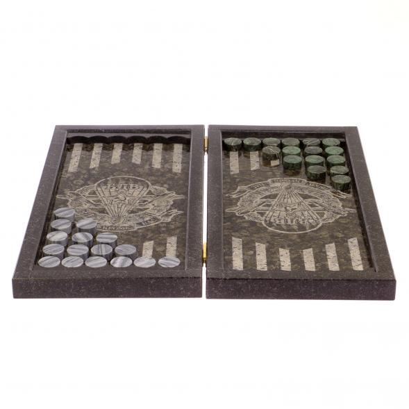 Нарды &amp;quot;ВДВ&amp;quot; из гранита с гравировкой 125429