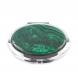 Зеркальце овальное из малахита цвет серебро 121278