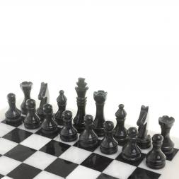 Шахматы "Классические" из мрамора доска 30х30 см