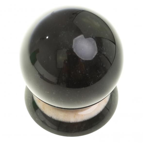 Сувенир &amp;quot;Шар Антистресс&amp;quot; из черного змеевика 9 см 124144