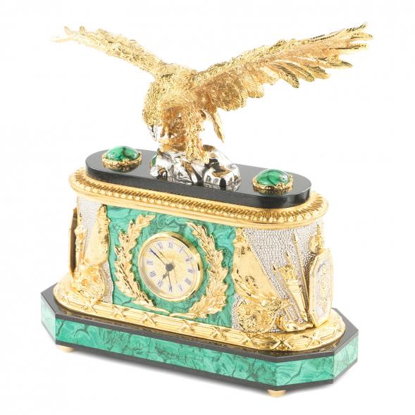 Часы &amp;quot;Орел&amp;quot; малахит Златоуст 119797