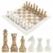 Шахматы &amp;quot;Стандарт&amp;quot; мрамор, ракушечник доска 30х30см 123972