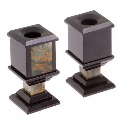 Письменный прибор "Орел" камень офиокальцит