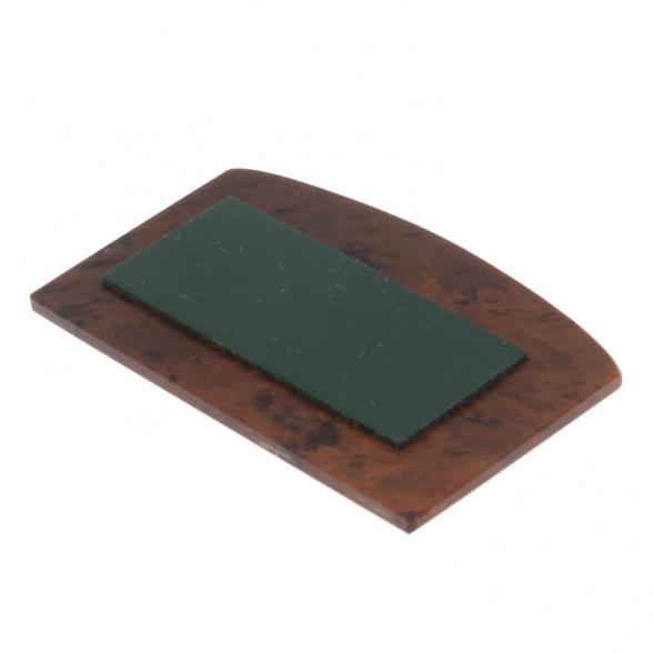 Икона в машину из коричневого обсидиана &amp;quot;Спаси и сохрани&amp;quot; 7х4,5 см 127895