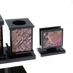 Настольный набор &amp;quot;Орел&amp;quot; из родонита