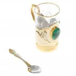 Подстаканник "Малахитовый" Златоуст