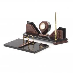 Настольный набор из камня "Эталон" лемезит