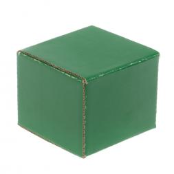 Свеча круглая из черного змеевика 7,3х7,3х4,5 см